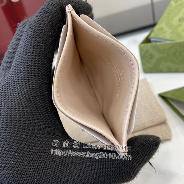 Gucci專櫃古馳最新款Marmont系列絎縫卡片夾名片夾 jh2001型號：443127